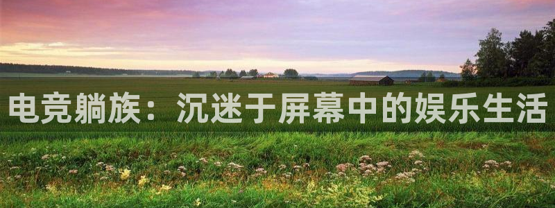米兰电竞官网：电竞躺族：沉迷于屏幕中的娱乐生活
